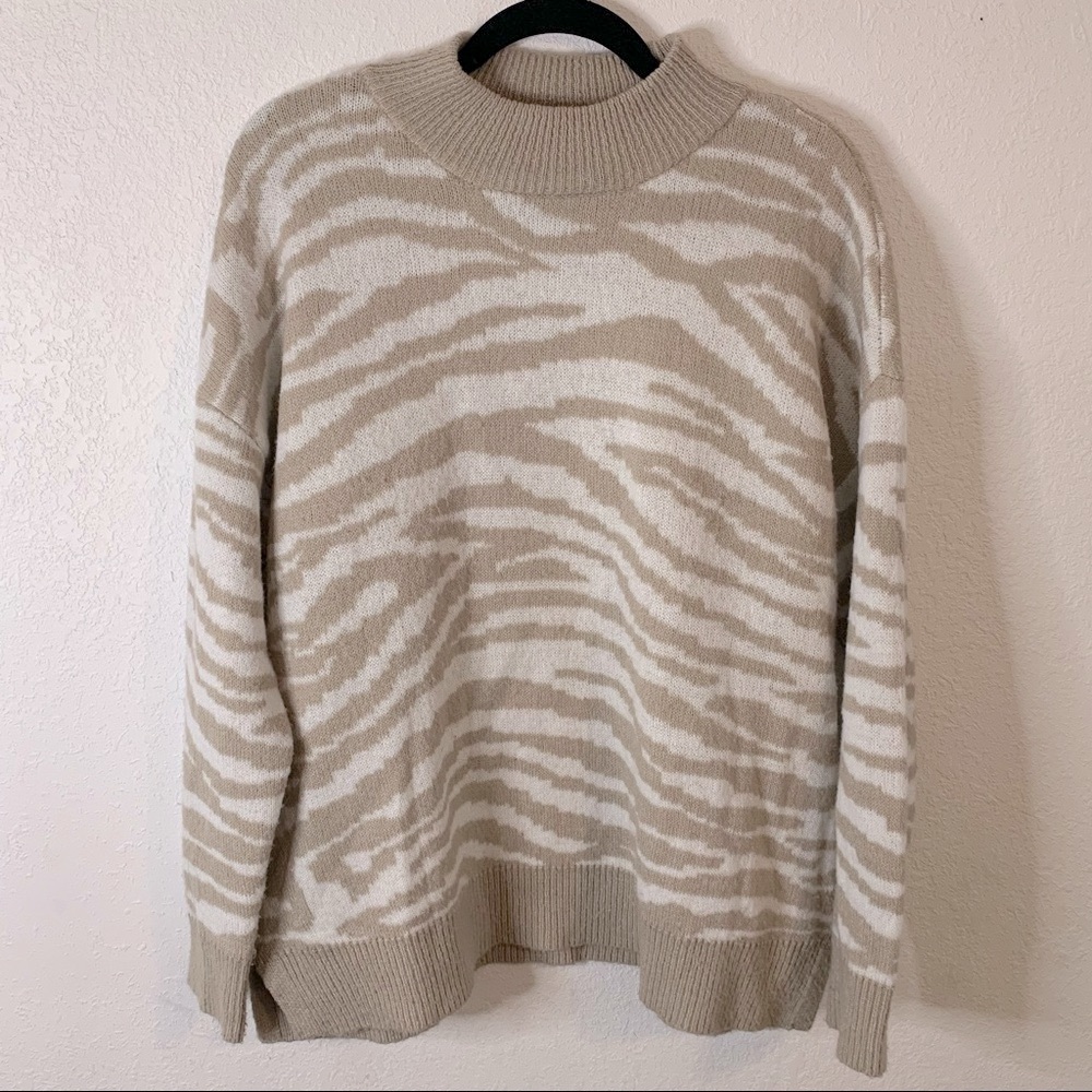 Maurices Zebra Print Pullover Sweater